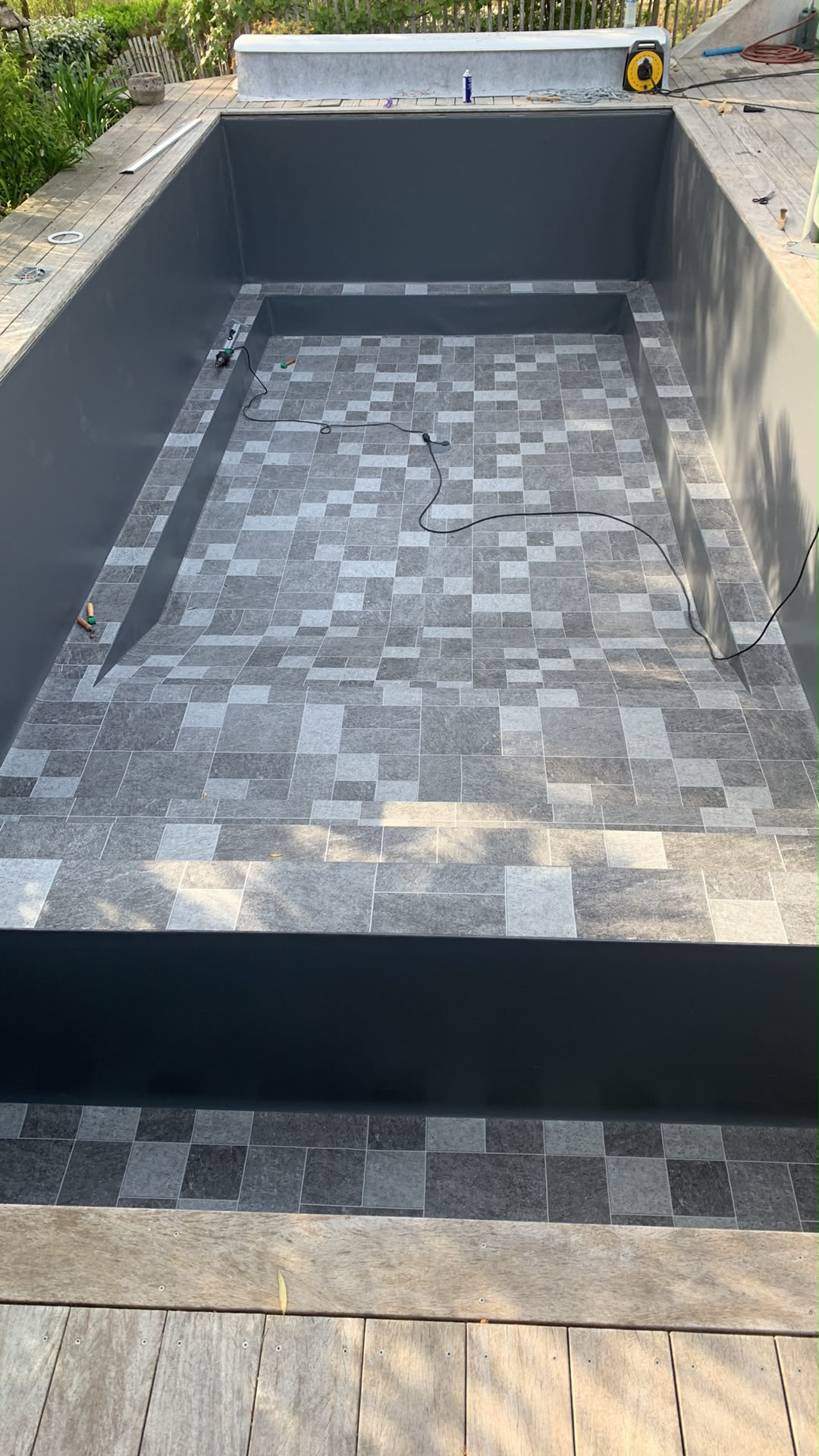 Travaux d'étanchéité piscine